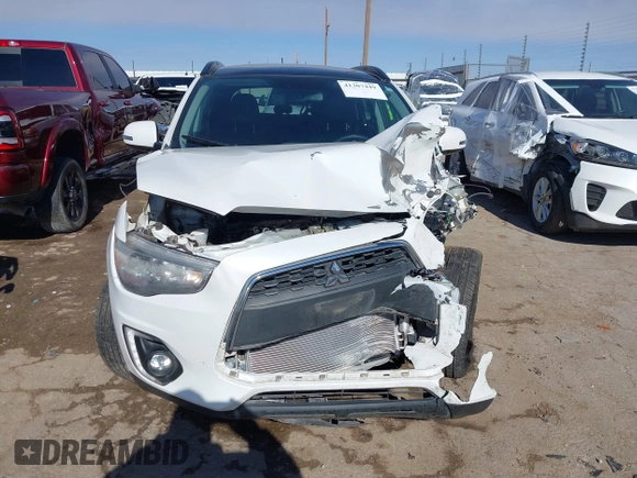 2015 Mitsubishi Outlander Sport 2.4 GT with VIN 4A4AP4AW5FE024826, listed as a IAAI auction lot 41307449 with 1 mi miles. Bid and sale history available at carsss.com. Image 11.