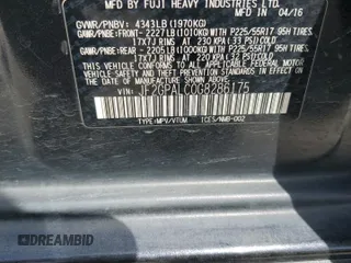 2016 Subaru Crosstrek Limited with VIN JF2GPALC0G8286175, listed as a Copart auction lot 56965965 with 153,038 mi miles and Salvage title. Bid and sale history available at DreamBid. Image 13.