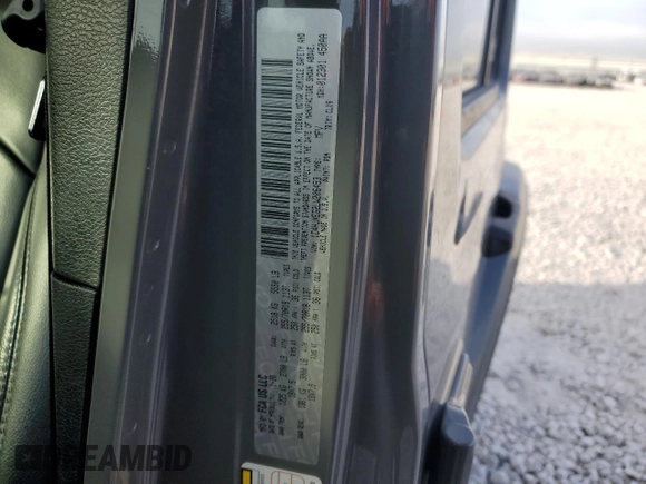 2020 Jeep Wrangler Unlimited Sahara Altitude with VIN 1C4HJXEG2LW206453, listed as a Copart auction lot 82303434 with 51,559 mi miles and Salvage title. Bid and sale history available at DreamBid. Image 12.