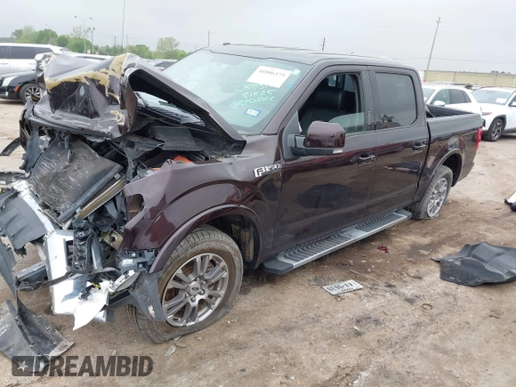 2018 Ford F-150 XL with VIN 1FTEW1CP6JKF53440, listed as a IAAI auction lot 41886373 with 1 mi miles. Bid and sale history available at carsss.com. Image 2.