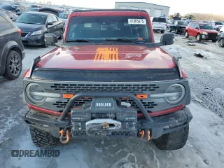 2021 Ford Bronco with VIN 1FMEE5DP9MLA92804, listed as a Copart auction lot 41805875 with 51,149 mi miles and Salvage Title. Bid and sale history available at DreamBid. Image 5.
