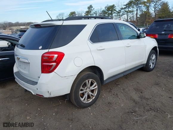 2017 Chevrolet Equinox LT with VIN 2GNFLFEK1H6207831, listed as a IAAI auction lot 41784528 with 999,999 mi miles. Bid and sale history available at carsss.com. Image 4.