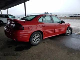 2001 Pontiac Grand Am SE1 with VIN 1G2NF52EX1C242261, listed as a Copart auction lot 82236874 with 184,935 mi miles and Salvage Title. Bid and sale history available at carsss.com. Image 3.
