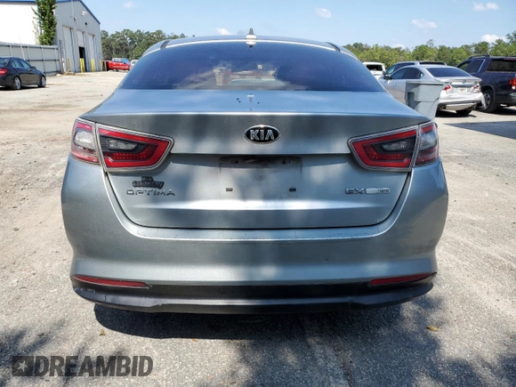 2015 Kia Optima Hybrid EX with VIN KNAGN4AD6F5091289, listed as a Copart auction lot 75161494 with 110,257 mi miles and Clean Title. Bid and sale history available at carsss.com. Image 6.