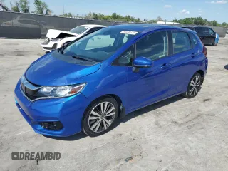 2020 Honda Fit EX with VIN 3HGGK5H81LM704470, listed as a Copart auction lot 51090115 with 35,336 mi miles and Salvage Title. Bid and sale history available at carsss.com. Image 1.