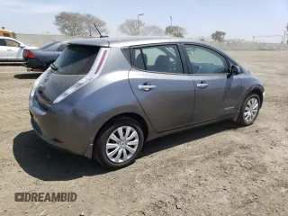 2016 Nissan LEAF S with VIN 1N4BZ0CPXGC313501, listed as a Copart auction lot 49323423 with 64,363 mi miles. Bid and sale history available at carsss.com. Image 3.