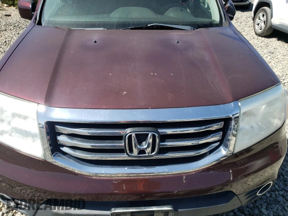 2012 Honda Pilot EX-L with VIN 5FNYF4H75CB056791, listed as a Copart auction lot 52540135 with Not Provided miles and Salvage Title. Bid and sale history available at DreamBid. Image 12.