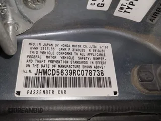 1994 Honda Accord LX с VIN JHMCD5639RC078738, выставлен на аукционе IAAI как лот 42314174 с пробегом 132 172 миль миль и . История ставок и продаж доступна на DreamBid. Изображение 9.