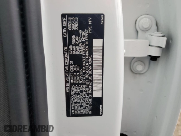 2018 Volvo XC90 Momentum with VIN YV4A22PKXJ1325846, listed as a Copart auction lot 62145045 with 111,119 mi miles and Salvage title. Bid and sale history available at DreamBid. Image 14.