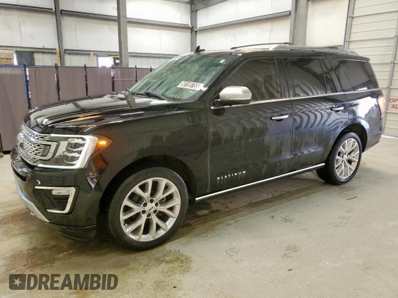 2018 Ford Expedition Platinum with VIN 1FMJU1MT3JEA17670, listed as a Copart auction lot 58159755 with 191,773 mi miles and Clean title. Bid and sale history available at DreamBid. Image 1.