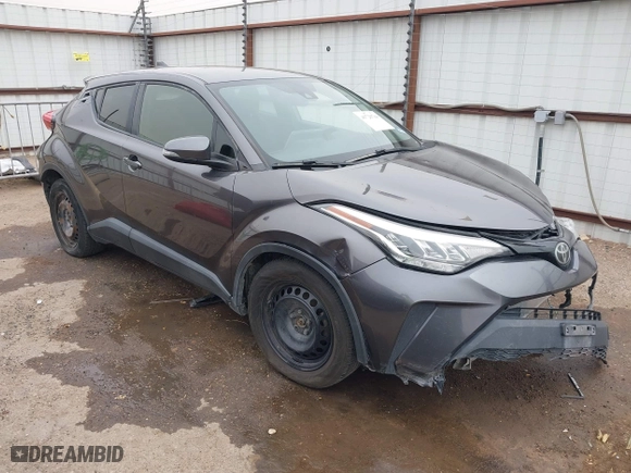 2020 Toyota C-HR LE with VIN JTNKHMBX0L1073916, listed as a IAAI auction lot 41720784 with 96,730 mi miles. Bid and sale history available at carsss.com. Image 1.