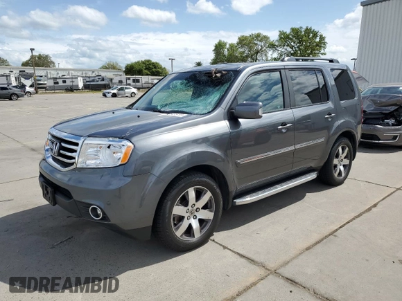 2012 Honda Pilot Touring with VIN 5FNYF4H96CB085752, listed as a Copart auction lot 51292515 with 190,383 mi miles and Salvage Title. Bid and sale history available at DreamBid. Image 1.