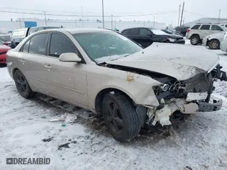 2006 Hyundai Sonata GLS with VIN 5NPEU46F56H146788, listed as a IAAI auction lot 41496859 with 130,658 mi miles. Bid and sale history available at carsss.com. Image 1.