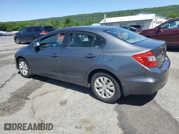2012 Honda Civic LX z VIN 19XFB2F55CE360542, wystawiony jako Copart lot #59077995 z przebiegiem 139 751 mil mil oraz Szkoda całkowita • Salvage title. Historia ofert i sprzedaży dostępna na DreamBid. Obrazek 2.