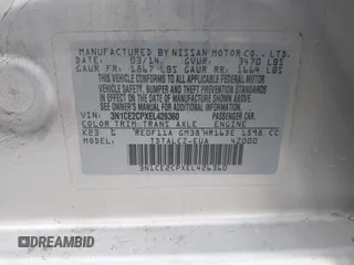 2014 Nissan Note S Plus z VIN 3N1CE2CPXEL426360, wystawiony jako IAAI lot #41875774 z przebiegiem 195 083 mil mil oraz . Historia ofert i sprzedaży dostępna na DreamBid. Obrazek 9.
