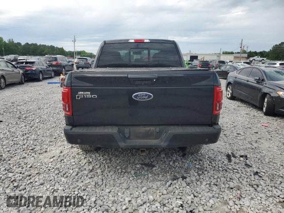 2015 Ford F-150 XLT with VIN 1FTEW1EG6FFC85437, listed as a Copart auction lot 55985855 with 168,363 mi miles and Salvage title. Bid and sale history available at DreamBid. Image 6.