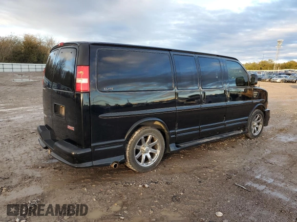 2012 GMC Savana Cargo Van YF7 Upfitter with VIN 1GDS8DC49C1150688, listed as a Copart auction lot 81344964 with 96,024 mi miles and Salvage Title. Bid and sale history available at carsss.com. Image 3.