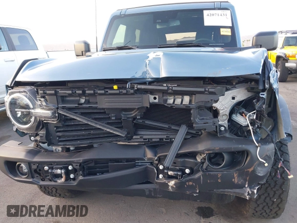 2024 Ford Bronco Black Diamond with VIN 1FMDE1BH2RLA96393, listed as a IAAI auction lot 42071431 with 213 mi miles and . Bid and sale history available at DreamBid. Image 6.