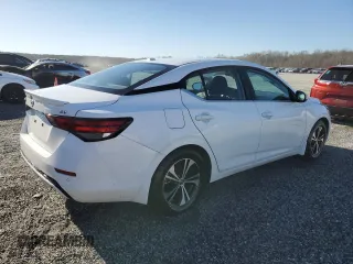 2022 Nissan Sentra SV with VIN 3N1AB8CV6NY206041, listed as a Copart auction lot 49298975 with 55,482 mi miles and Salvage Title. Bid and sale history available at carsss.com. Image 3.