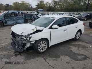 2018 Nissan Sentra SV with VIN 3N1AB7APXJL623524, listed as a Copart auction lot 49806565 with 101,809 mi miles and Salvage Title. Bid and sale history available at carsss.com. Image 1.