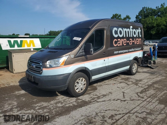 2017 Ford Transit XL с VIN 1FMZK1CM0HKA24929, выставлен на аукционе Copart как лот 61582205 с пробегом 417 641 миль миль и Списание • Salvage title. История ставок и продаж доступна на DreamBid. Изображение 1.