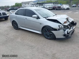 2015 Mitsubishi Lancer ES with VIN JA32U2FU4FU008377, listed as a IAAI auction lot 42124216 with 204,447 mi miles. Bid and sale history available at carsss.com. Image 1.