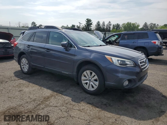 2015 Subaru Outback Premium with VIN 4S4BSACC8F3244299, listed as a Copart auction lot 63064035 with 103,046 mi miles and Salvage title. Bid and sale history available at DreamBid. Image 4.