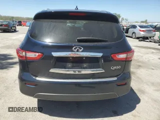2015 Infiniti QX60 with VIN 5N1AL0MN3FC537434, listed as a Copart auction lot 49858355 with 155,181 mi miles and Salvage Title. Bid and sale history available at DreamBid. Image 6.
