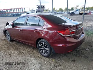 2014 Honda Civic EX with VIN 19XFB2F83EE274241, listed as a IAAI auction lot 40603667 with 110,067 mi miles. Bid and sale history available at carsss.com. Image 3.