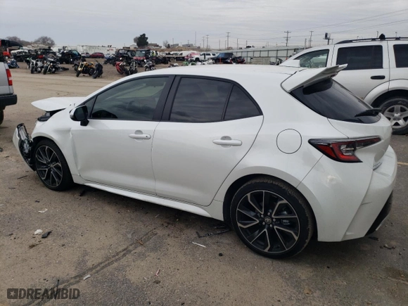 2022 Toyota Corolla Hatchback XSE with VIN JTNC4MBE8N3185319, listed as a Copart auction lot 88125325 with NaN miles and Salvage Title. Bid and sale history available at carsss.com. Image 2.