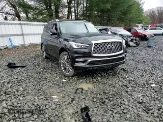2018 Infiniti QX80 with VIN JN8AZ2NE0J9190068, listed as a Copart auction lot 81597904 with Not provided miles and Salvage title. Bid and sale history available at DreamBid. Image 12.
