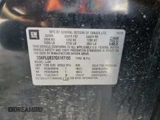 2016 GMC Terrain SLT z VIN 2GKFLUE37G6187156, wystawiony jako Copart lot #51361955 z przebiegiem 129 740 mil mil oraz Szkoda całkowita • Salvage title. Historia ofert i sprzedaży dostępna na DreamBid. Obrazek 14.