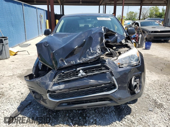 2014 Mitsubishi Outlander Sport ES with VIN 4A4AP3AU7EE016699, listed as a Copart auction lot 52827495 with 121,174 mi miles and Salvage Title. Bid and sale history available at carsss.com. Image 5.