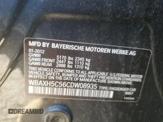2012 BMW 5 Series 528i xDrive z VIN WBAXH5C56CDW08935, wystawiony jako Copart lot #48409735 z przebiegiem 169 985 mil mil oraz Czysty tytuł • Clean title. Historia ofert i sprzedaży dostępna na DreamBid. Obrazek 12.