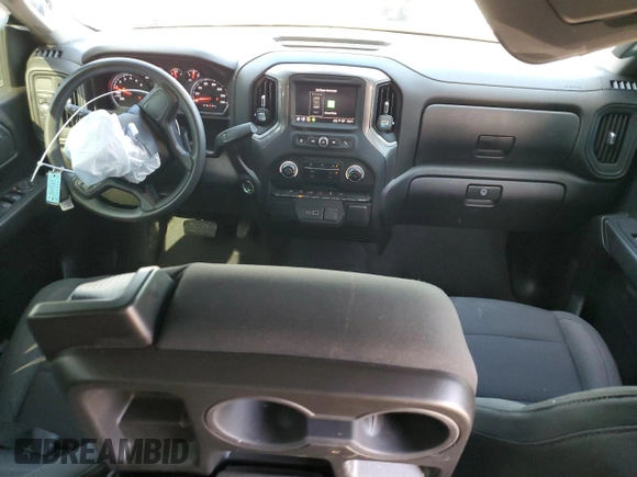 2024 Chevrolet Silverado 1500 Custom with VIN 1GCPABEK9RZ104464, listed as a Copart auction lot 51082665 with 23,287 mi miles and Non Repairable. Bid and sale history available at DreamBid. Image 8.