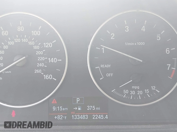 2015 BMW 3 Series 328i with VIN WBA3A5G59FNS85458, listed as a IAAI auction lot 42438242 with 133,483 mi miles and . Bid and sale history available at DreamBid. Image 7.