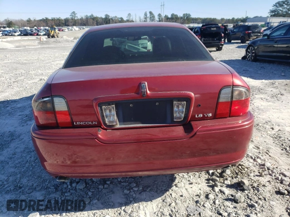 2006 Lincoln LS Sport z VIN 1LNFM87A06Y629064, wystawiony jako Copart lot #87533845 z przebiegiem 137 495 mil mil oraz Czysty tytuł • Clean title. Historia ofert i sprzedaży dostępna na DreamBid. Obrazek 6.