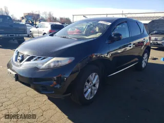 2011 Nissan Murano S with VIN JN8AZ1MW0BW166053, listed as a Copart auction lot 81128964 with 80,949 mi miles and Salvage Title. Bid and sale history available at carsss.com. Image 1.