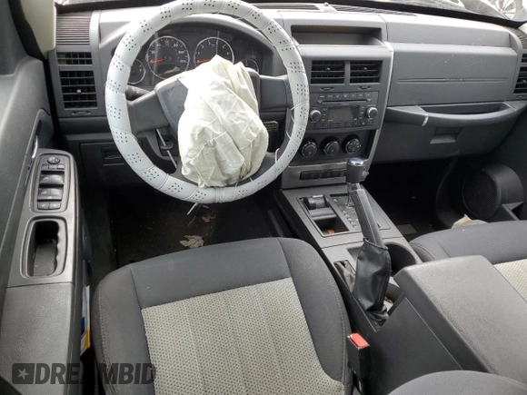 2009 Jeep Liberty Sport with VIN 1J8GN28K89W512030, listed as a Copart auction lot 53563835 with 0 mi miles and Salvage Title. Bid and sale history available at carsss.com. Image 8.