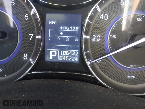 2012 Infiniti QX56 7-passenger with VIN JN8AZ2NF8C9517909, listed as a IAAI auction lot 41982636 with 186,422 mi miles and . Bid and sale history available at DreamBid. Image 15.