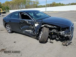 2024 Audi A6 Premium Plus with VIN WAUE3BF20RN042781, listed as a Copart auction lot 54165785 with 17,440 mi miles and Salvage Title. Bid and sale history available at DreamBid. Image 4.