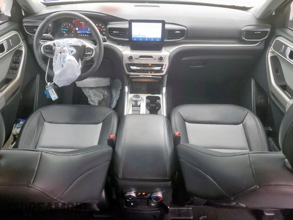 2023 Ford Explorer XLT with VIN 1FMSK7DH9PGA46662, listed as a Copart auction lot 59389215 with 27,382 mi miles and Salvage title. Bid and sale history available at DreamBid. Image 8.