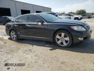 2010 Lexus LS 460 with VIN JTHBL5EF0A5094443, listed as a Copart auction lot 48040905 with 175,415 mi miles and Salvage Title. Bid and sale history available at carsss.com. Image 4.