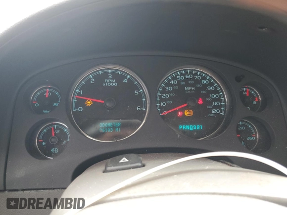 2007 Chevrolet Tahoe LT with VIN 1GNFC13007R344461, listed as a Copart auction lot 60127745 with 96,183 mi miles and Salvage title. Bid and sale history available at DreamBid. Image 9.