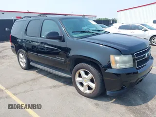 2007 Chevrolet Tahoe LTZ with VIN 1GNFC13007R111180, listed as a IAAI auction lot 42381749 with 126,472 mi miles and . Bid and sale history available at DreamBid. Image 1.