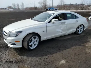 2012 Mercedes-Benz CLS 550 with VIN WDDLJ9BB8CA051621, listed as a Copart auction lot 48718805 with 192,836 mi miles and Salvage Title. Bid and sale history available at DreamBid. Image 1.