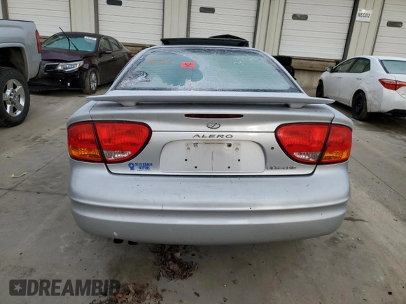 2001 Oldsmobile Alero GL2 with VIN 1G3NL52E71C153865, listed as a Copart auction lot 43204705 with Not Provided miles and Salvage Title. Bid and sale history available at DreamBid. Image 6.