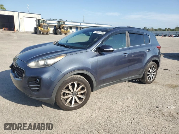 2018 Kia Sportage EX with VIN KNDPNCAC3J7319878, listed as a Copart auction lot 52171425 with 100,612 mi miles and Salvage title. Bid and sale history available at DreamBid. Image 1.