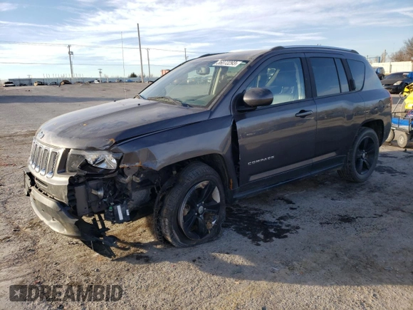 2015 Jeep Compass Latitude with VIN 1C4NJCEB2FD178430, listed as a Copart auction lot 36072293 with 57,652 mi miles. Bid and sale history available at carsss.com. Image 1.