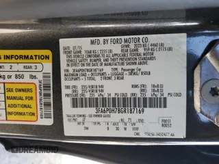 2016 Ford Fusion SE with VIN 3FA6P0H78GR187169, listed as a Copart auction lot 55984855 with 76,340 mi miles and Salvage title. Bid and sale history available at DreamBid. Image 12.